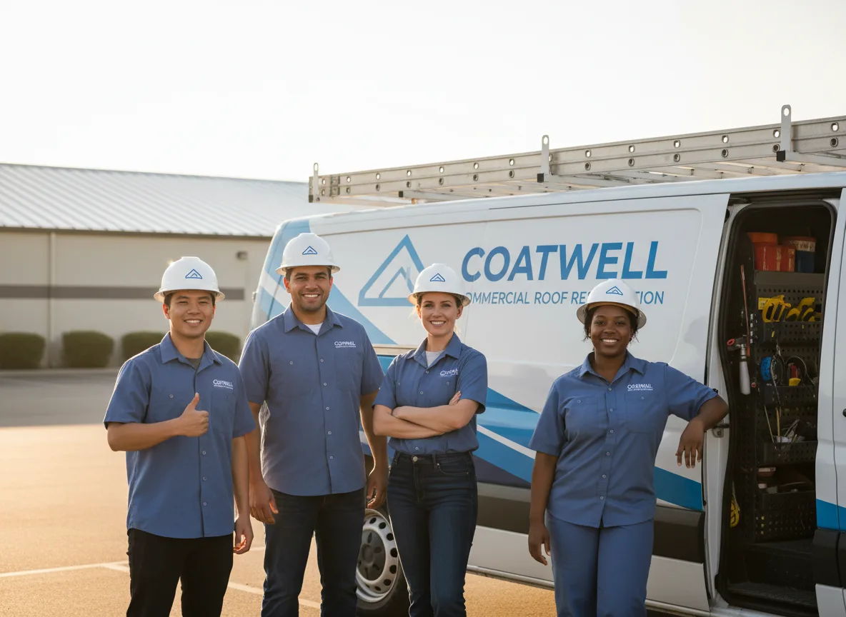 Commercial roof coating company in Malaga, WA